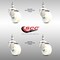 Service Caster 3 Inch 316SS Nylon Wheel Swivel 1/2 Inch Threaded Stem Caster Set SCC-SS316TS20S314-NYS-121315-4 - alternate 3